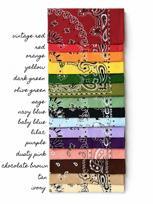 Embroidered Bandana