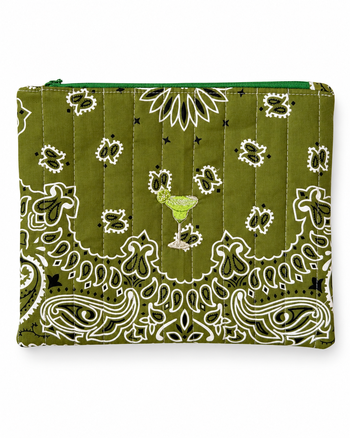 Embroidered Icon Pouch 8x10