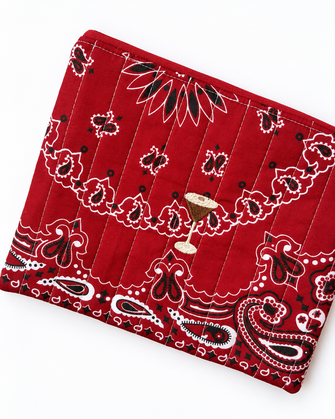 Embroidered Icon Pouch 8x10