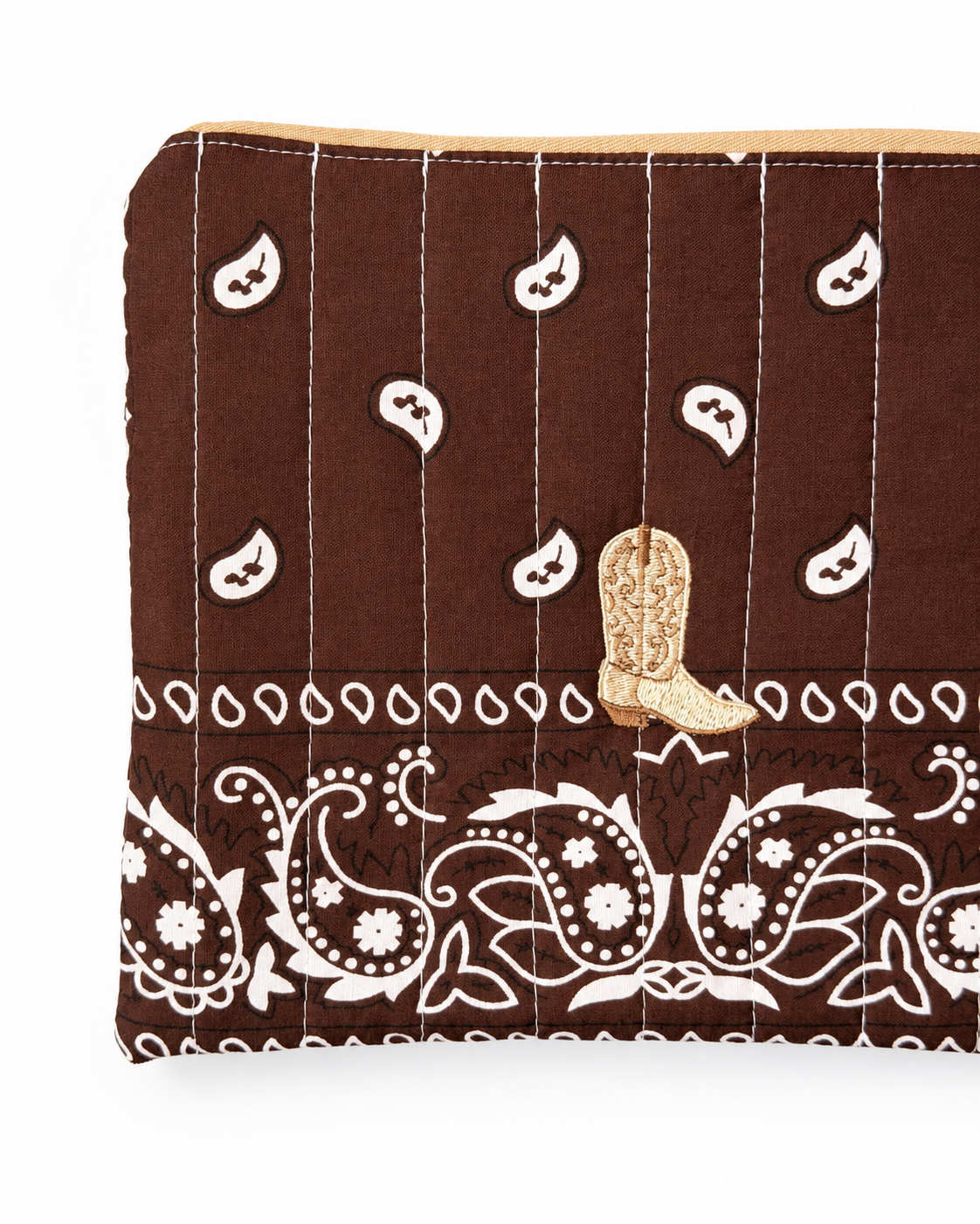 Embroidered Icon Pouch 8x10