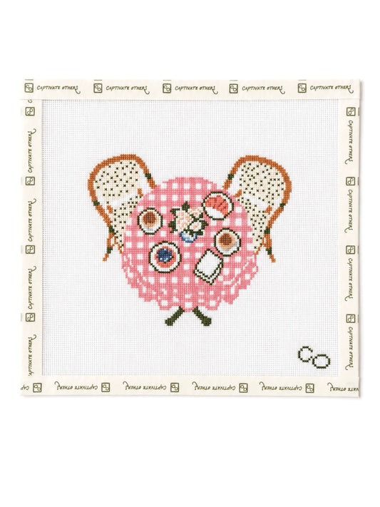 Cafe Breakfast Needlepoint Canvas