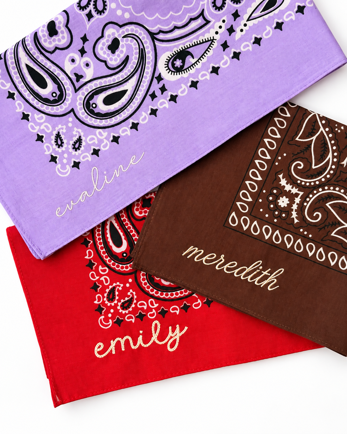 Embroidered Bandana