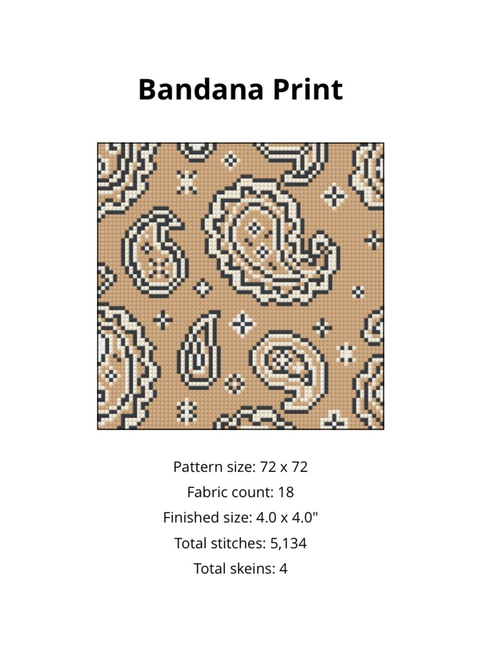 Cool Girl: Needlepoint Stitch Chart Bundle