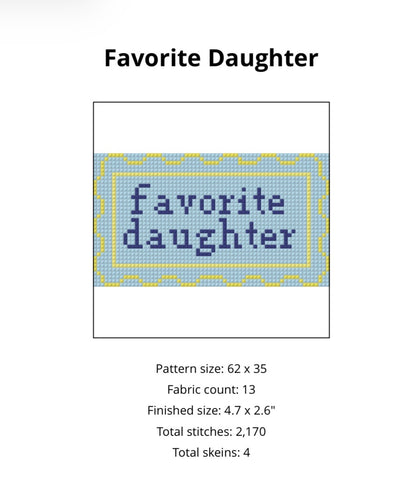 Cool Girl: Needlepoint Stitch Chart Bundle