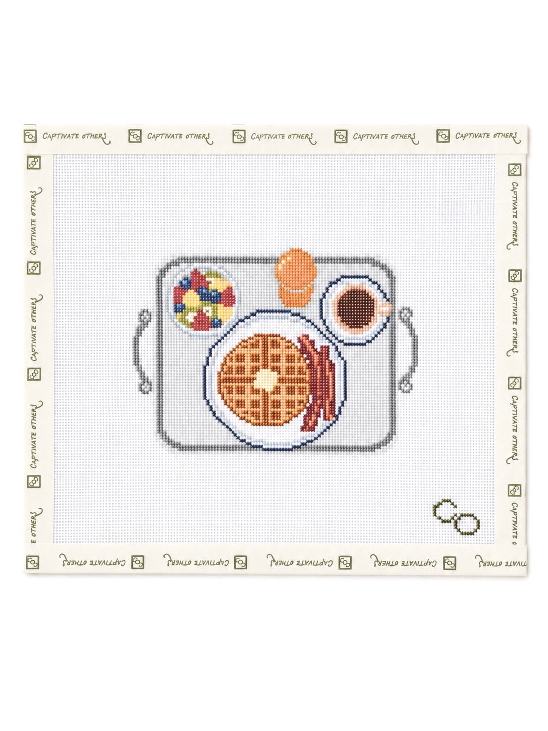 Room Service Breakfast Needlepoint Canvas