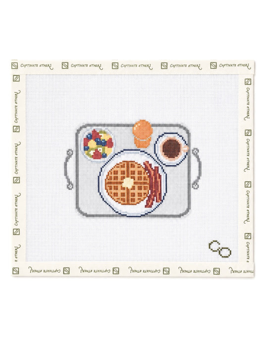 Room Service Breakfast Needlepoint Canvas